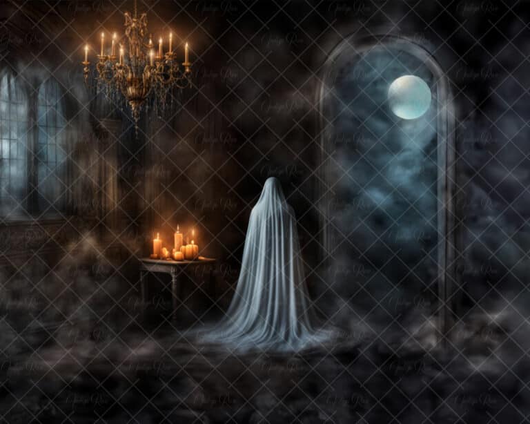 Spooky Halloween digital background