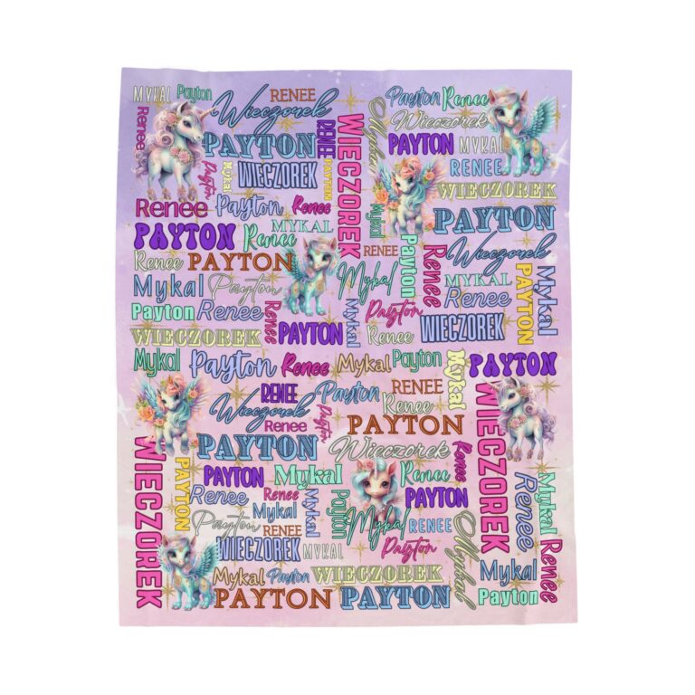 Unicorn Velveteen blanket