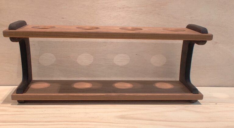 Front view of four cup Coffee Pour Over Station.