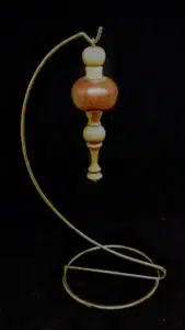 Handturned ornament in Walnut and Beech