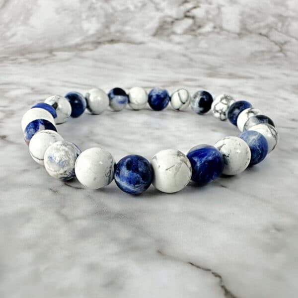 sodalite howlite bracelet B5