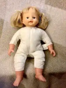 12 in blonde doll without clothes