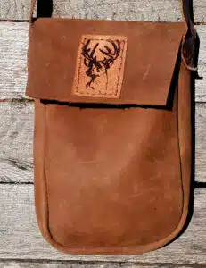 Front View Leather Possibles Bag