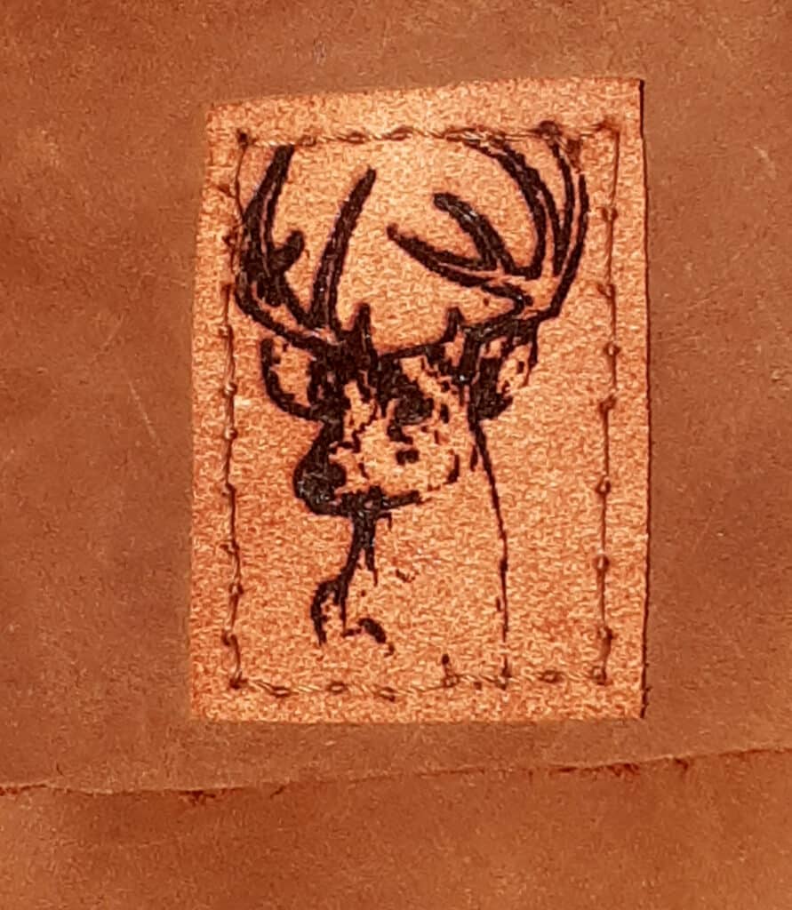 Leather Possibles Bag Buck Head Patch - My Community Made