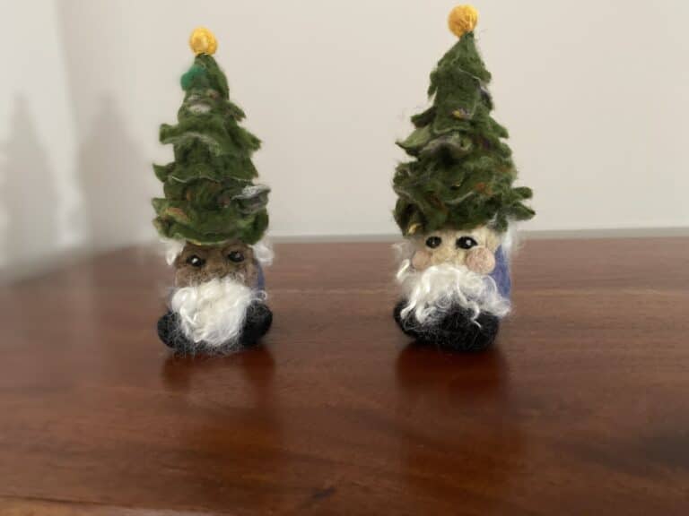 felt holiday gnome decoration