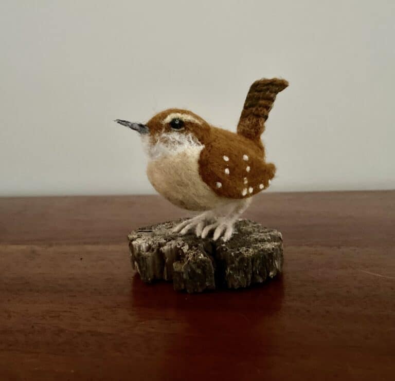 needle felt wren