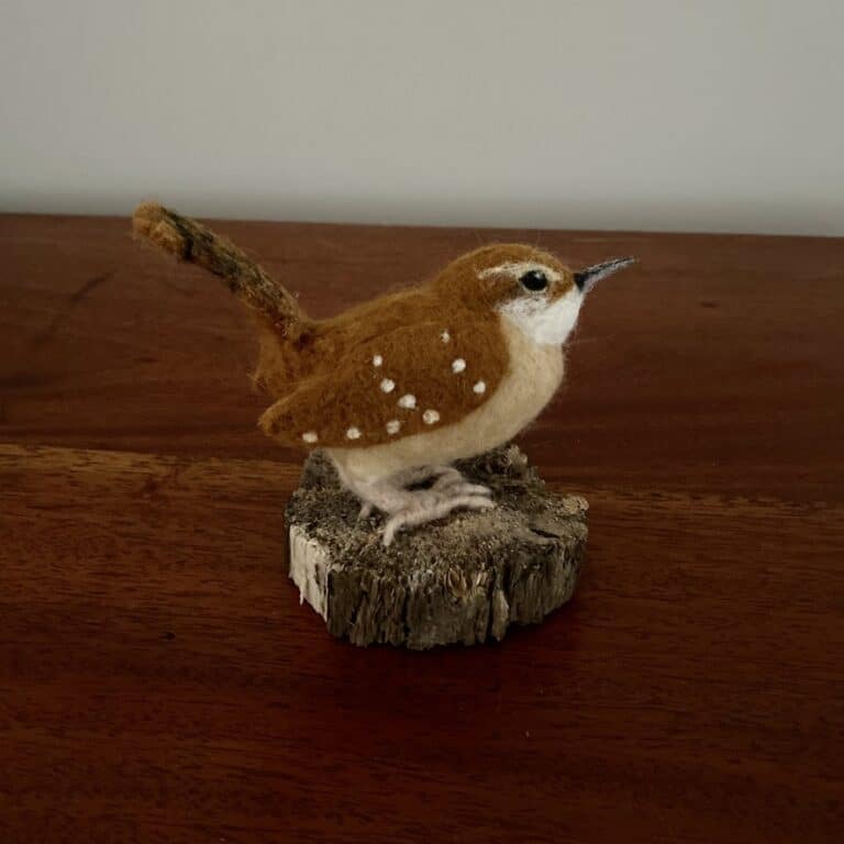 needle felt wren