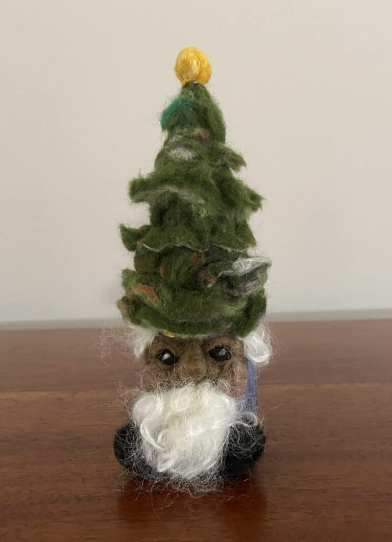 felt holiday gnome decoration