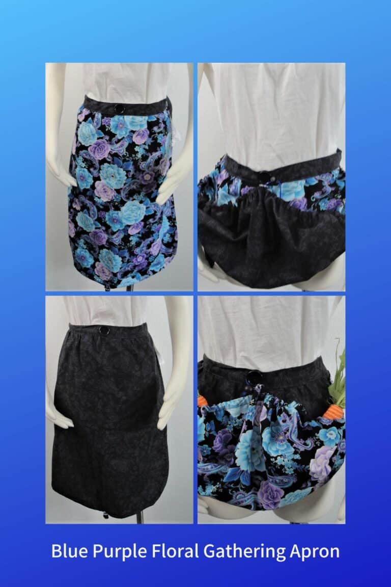 Blue purple floral Canva