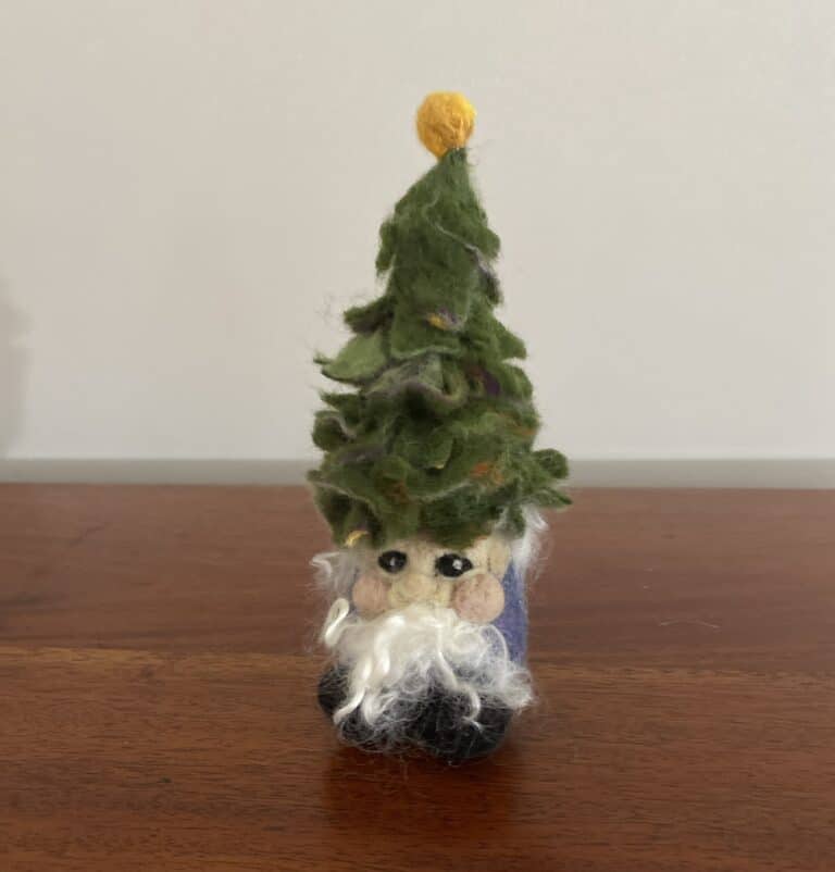 felt holiday gnome decoration