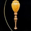 Handmade ornament in Cherry and Walnut 8" tall