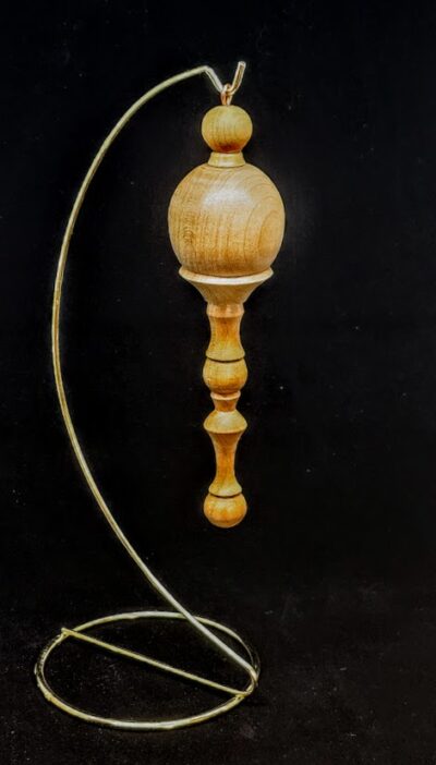 Handmade wooden ornament in Maple and Cherry 7