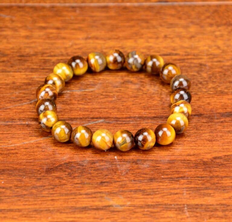Tigers Eye bracelet created with 8mm beads.