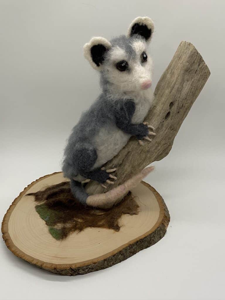 Needle felt Baby Possom