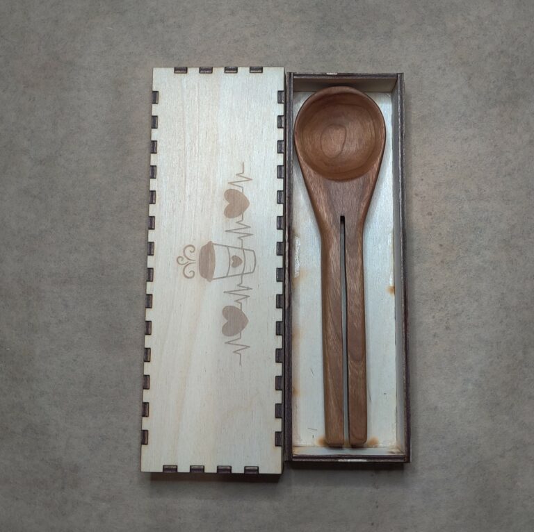 Cherry Coffee Scoop and Clip with gift box