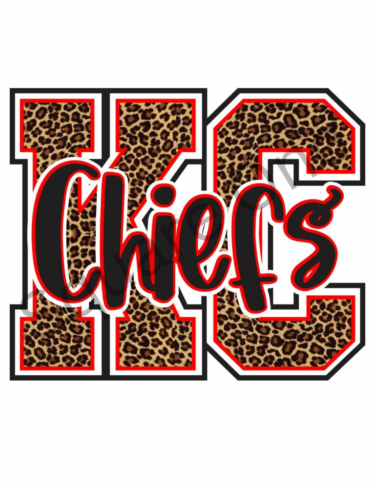 KC Chiefs Leopard Pring