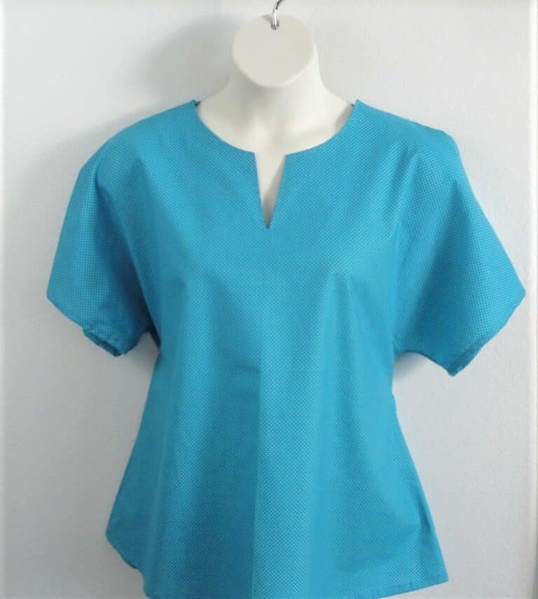 Turquoise Dot Gracie Shirt