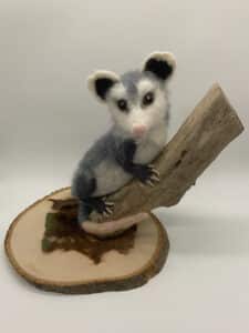 Needle felt Baby Possom