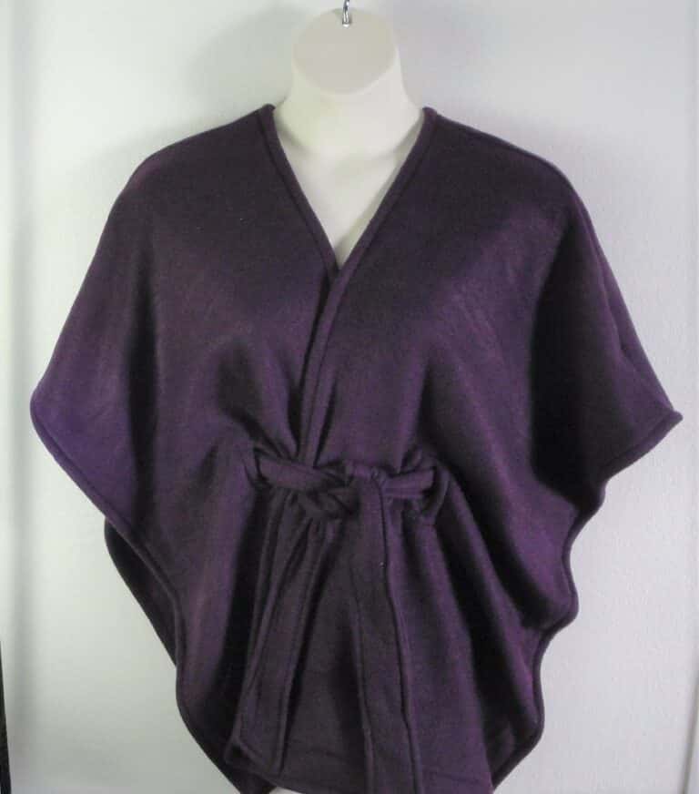 Plum Fleece Shandra Adaptive Cape