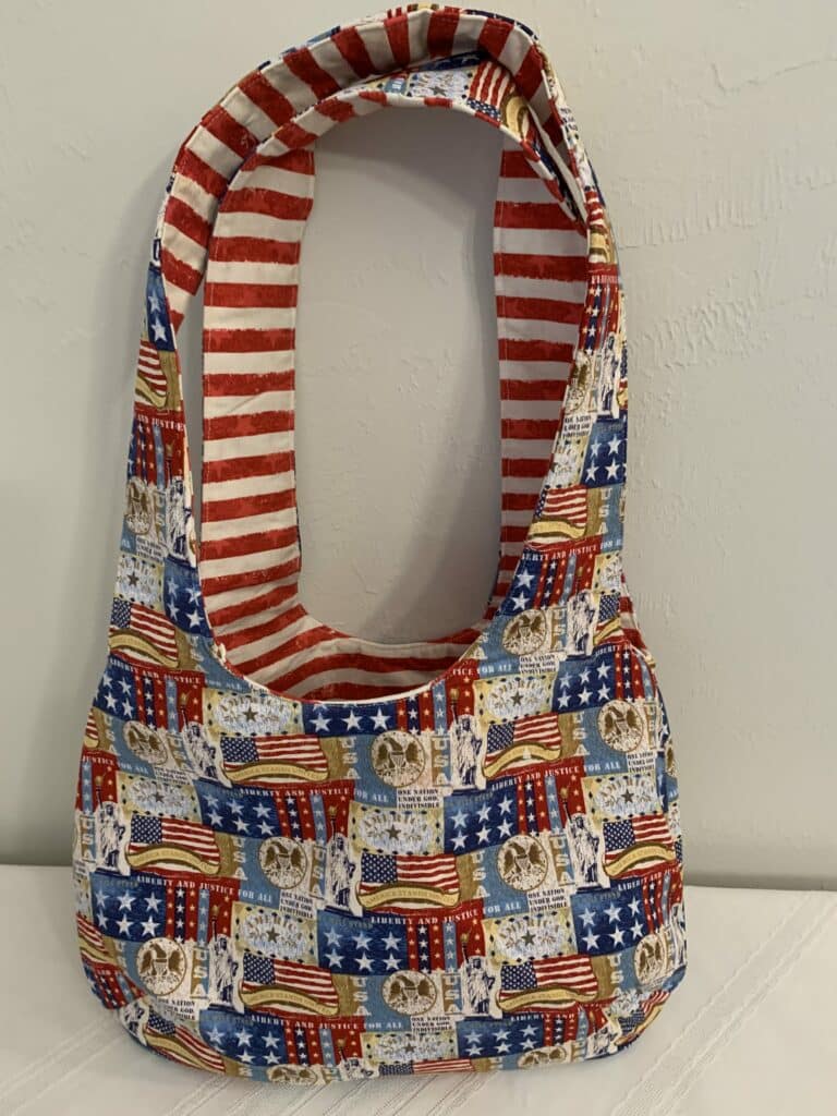 Reversible Hobo Style Bag