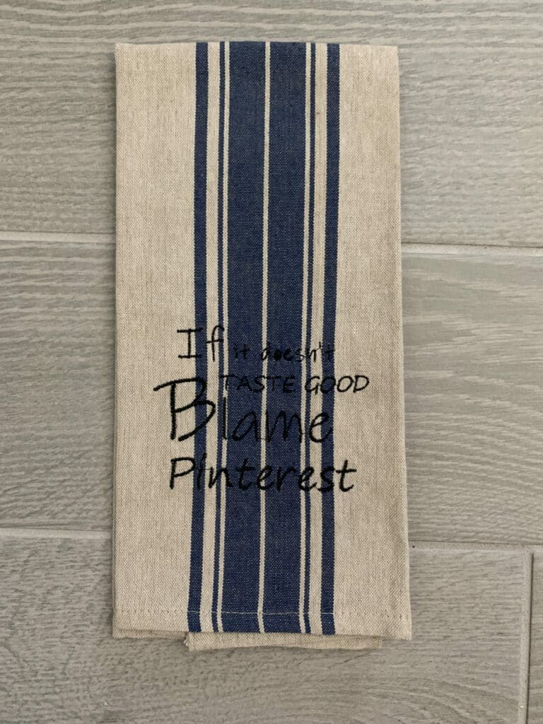Machine Embroidered Towel