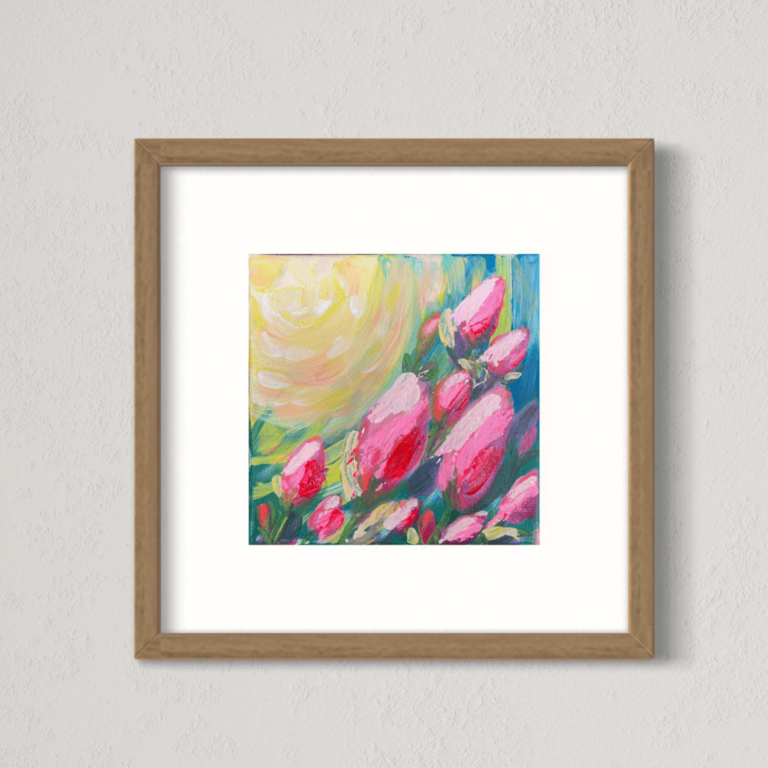 Spring Dreams 03 framed front lsjart