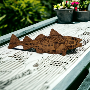 Cod Fish Cribbage Board Image