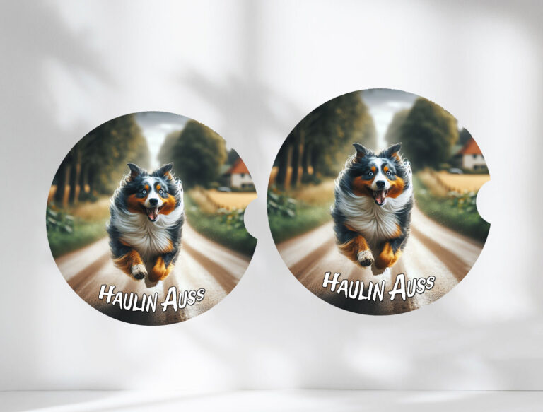 Haulin Auss car coasters
