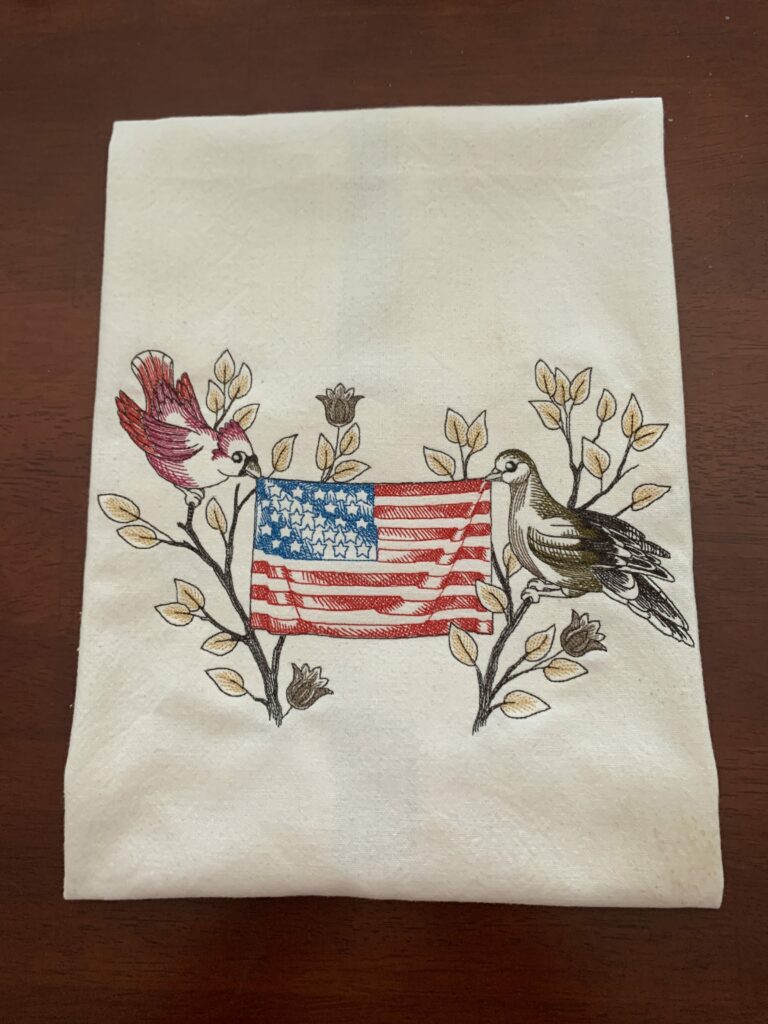 Birds with Flag