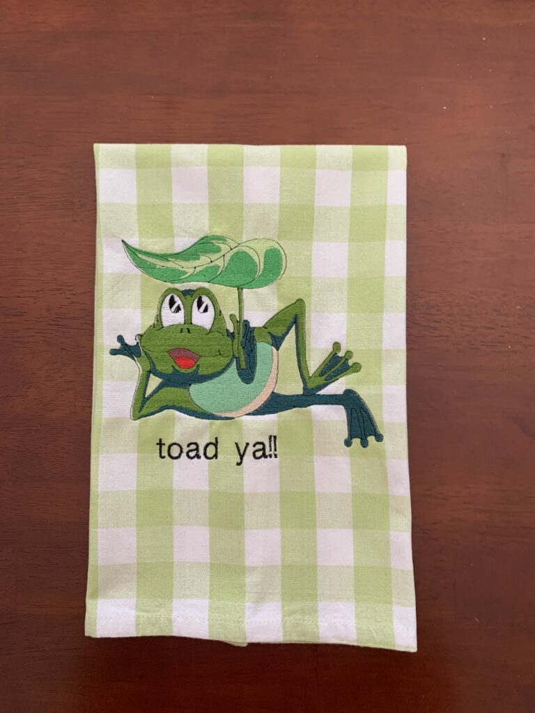 Cute Toad towel