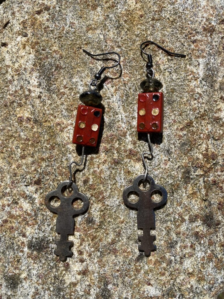 Key Block Earring