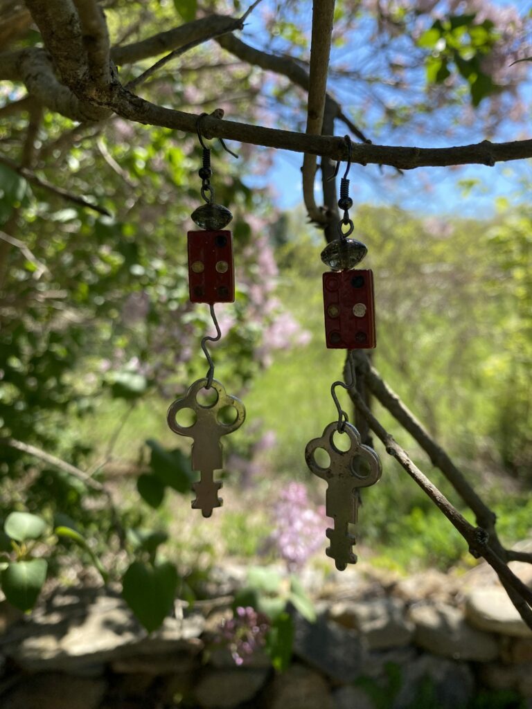 Key Block Earring