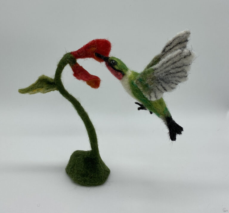 Needle felt Hummingbird