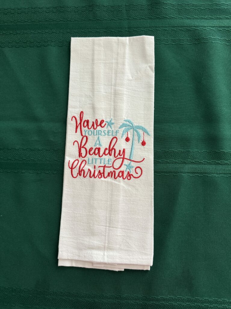 Beachy Christmas Aqua