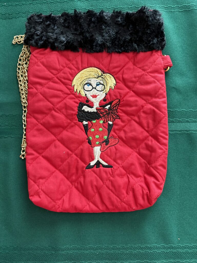 Miss Bow Dots Holiday Bag