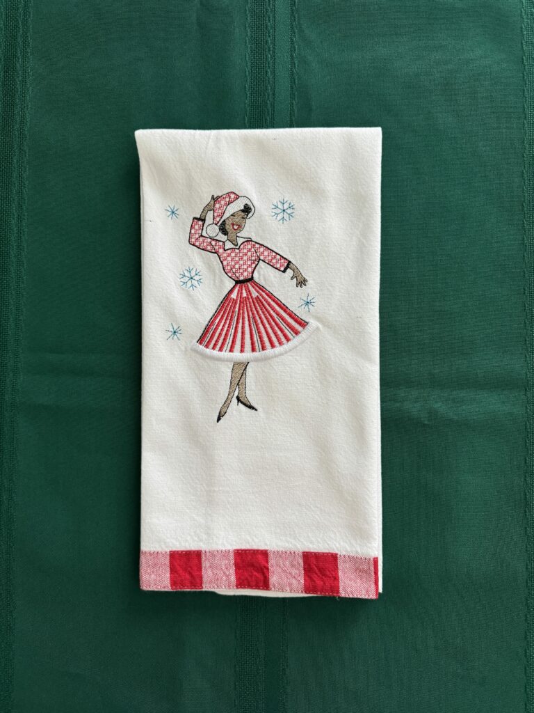 Christmas Lady with hat