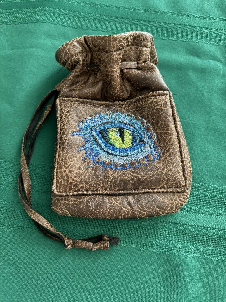 Blue Dragon Dice Bag