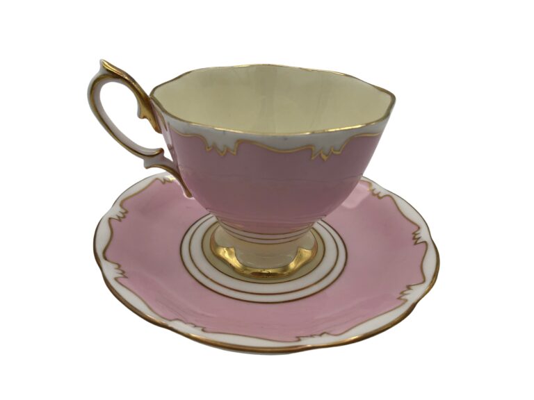 Teacup Cup Saucer Royal Albert Pink 51 Vintage La View Lane 3 1