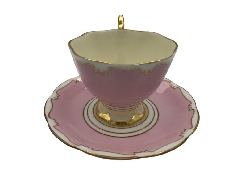 Teacup Cup Saucer Royal Albert Pink 51 Vintage La View Lane 4