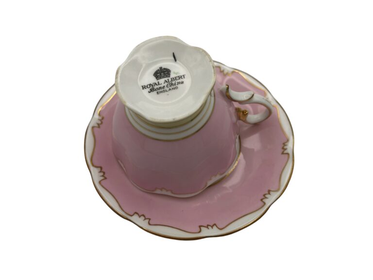 Teacup Cup Saucer Royal Albert Pink 51 Vintage La View Lane 8 1