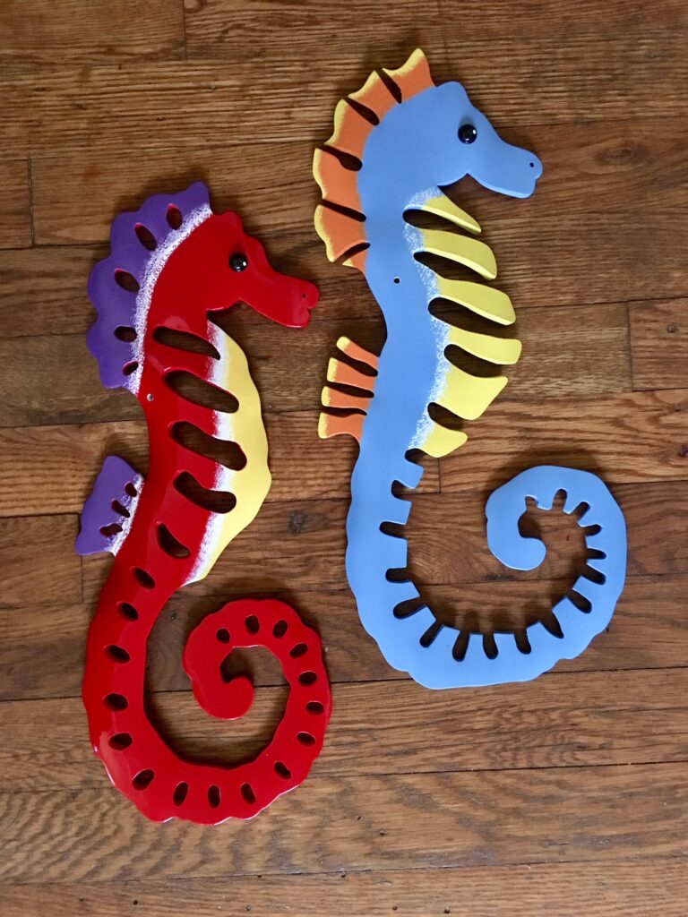 seahorse closed and open cuts