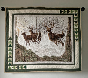 Quilted Deer Wall Hanging