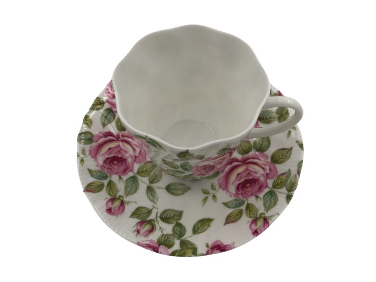 Teacup Cup with Saucer Queens China 6