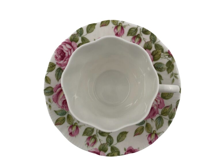 Teacup Cup with Saucer Queens China 7