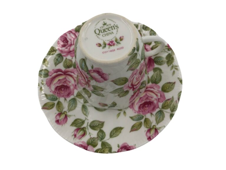 Teacup Cup with Saucer Queens China 8