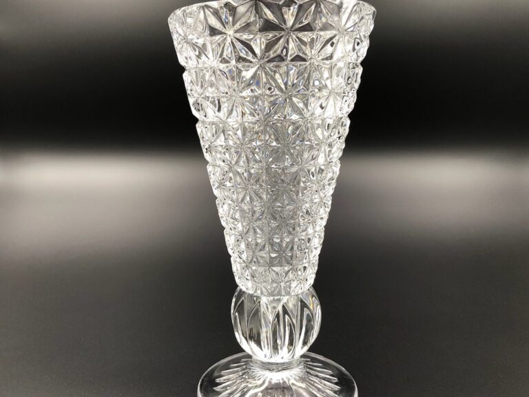 Vase Crystal Trumpet Princess House 51 Vintage La Vie Lane 3
