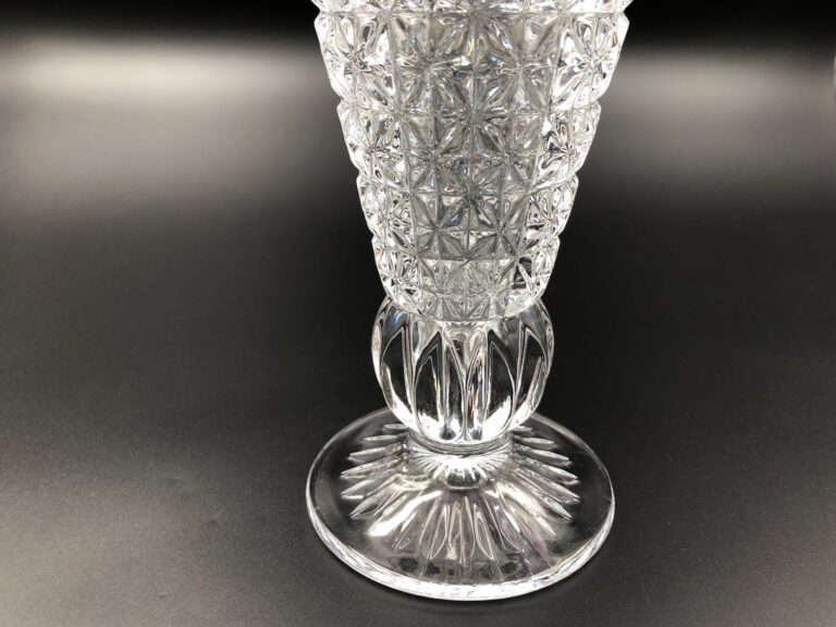 Vase Crystal Trumpet Princess House 51 Vintage La Vie Lane 5