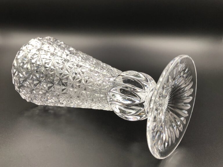 Vase Crystal Trumpet Princess House 51 Vintage La Vie Lane 7
