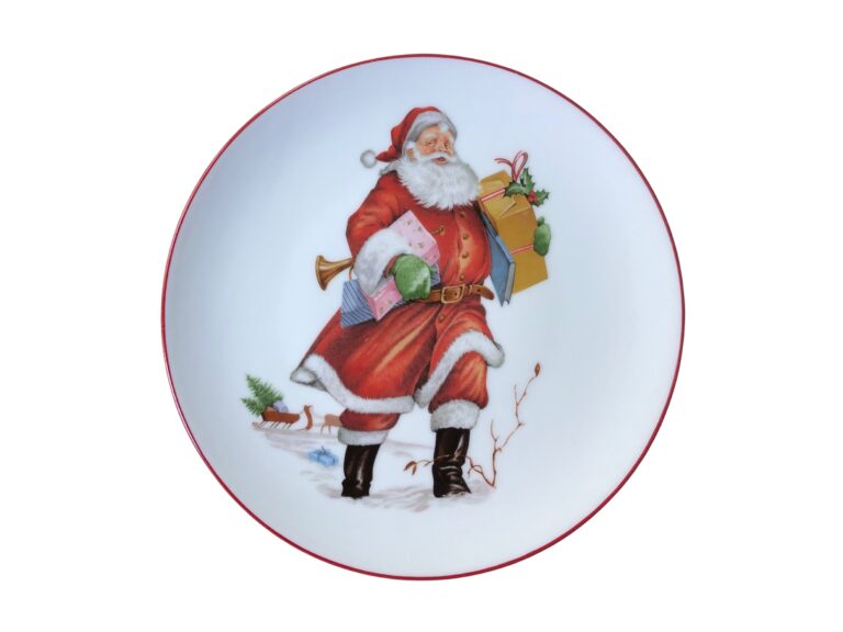 Image of Santa Claus Plate Ruetter Porzellan