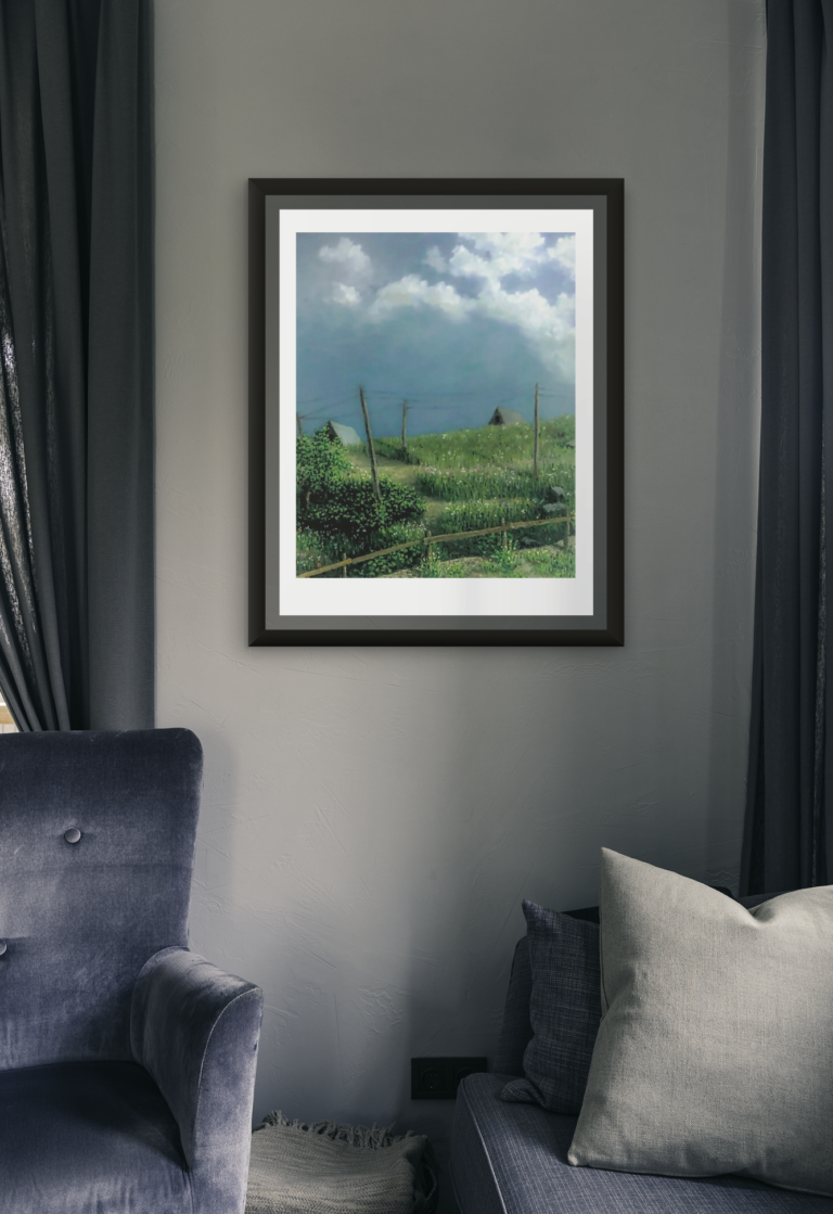 art print mockup featuring an elegant living room 3940 el1 10 1